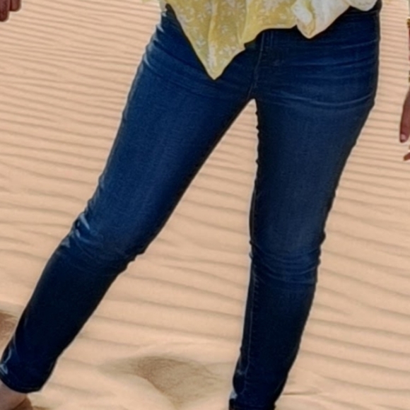 LEVI'S Blue Mile high Super skinny Jeans - Picture 7 of 15